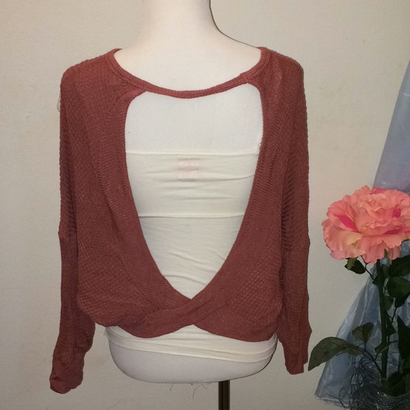 Sweet & snuggly open heart shrug EUC - Picture 2 of 7